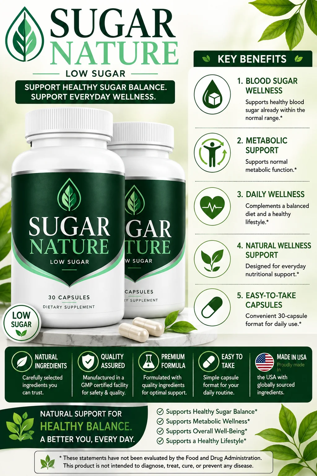 Sugar Nature Benefits